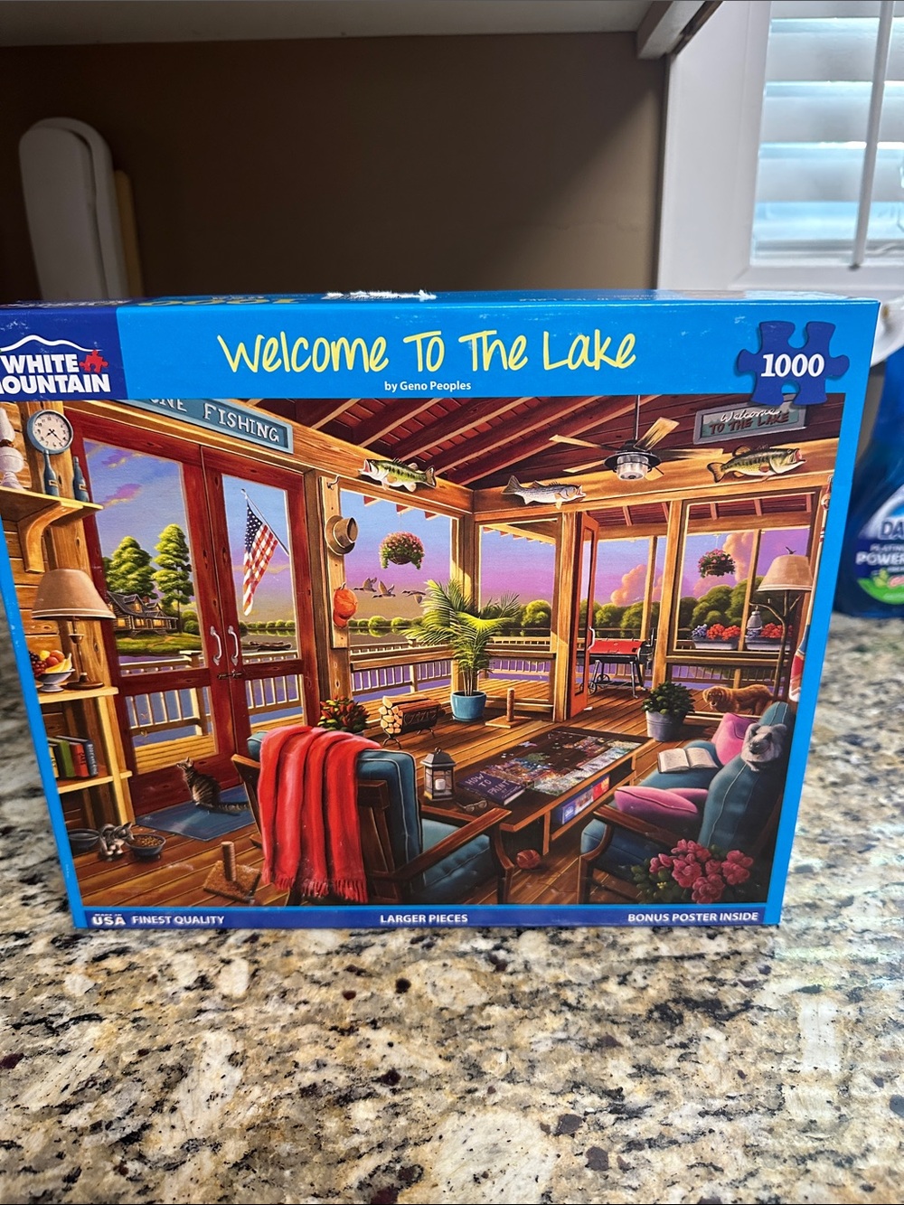 White Mountain 'Welcome to the Lake' 1000-Piece Puzzle